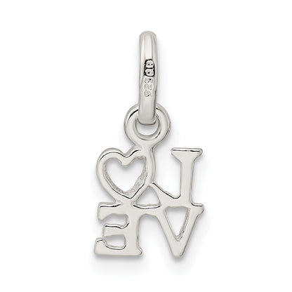 Sterling Silver Love Charm