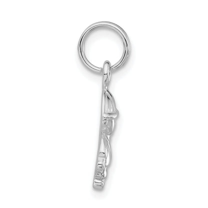 Sterling Silver Polished Boy Charm