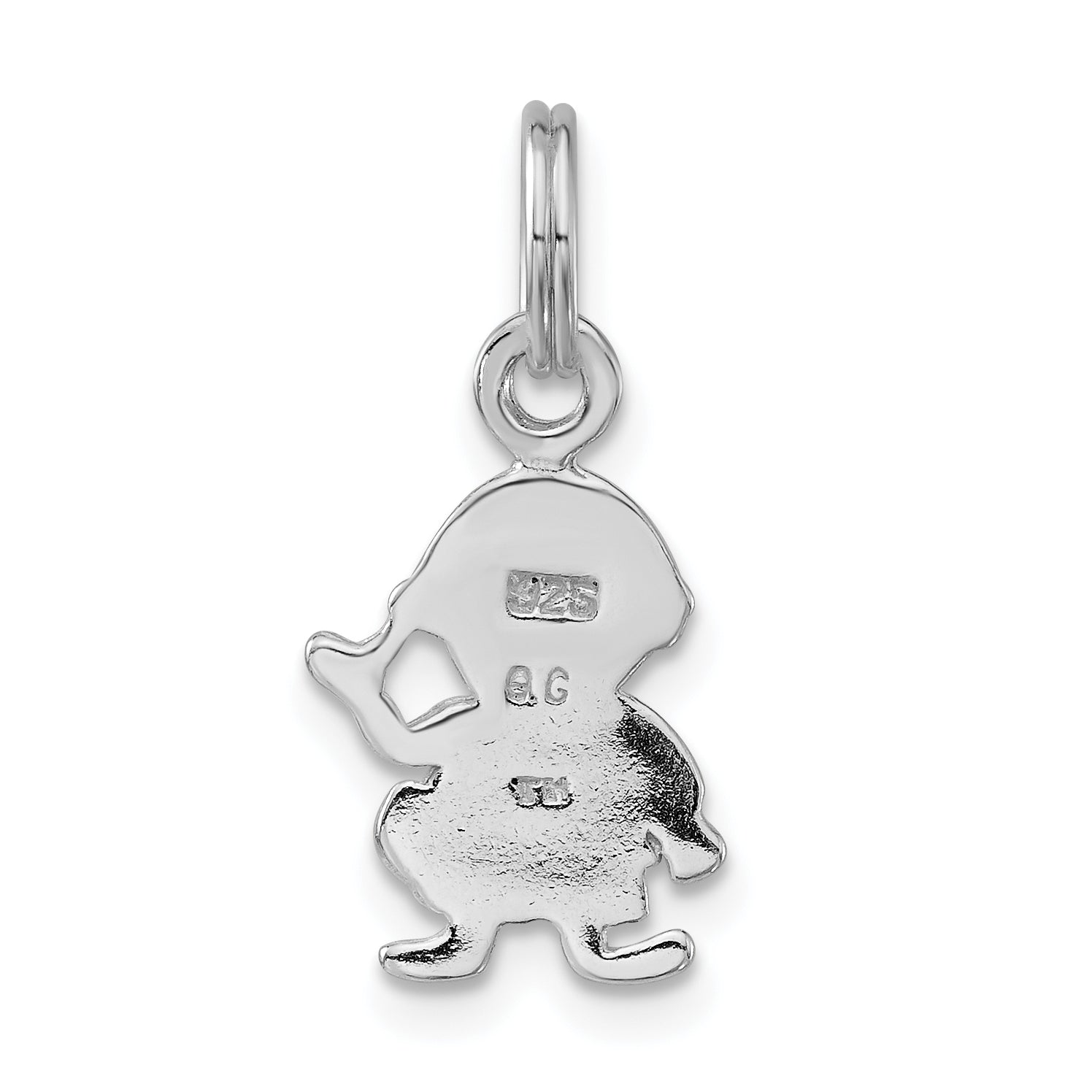 Sterling Silver Polished Boy Charm
