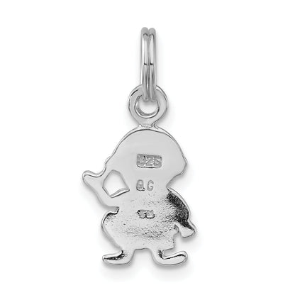 Sterling Silver Polished Boy Charm