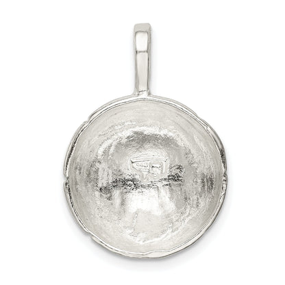 Sterling Silver Basketball Charm