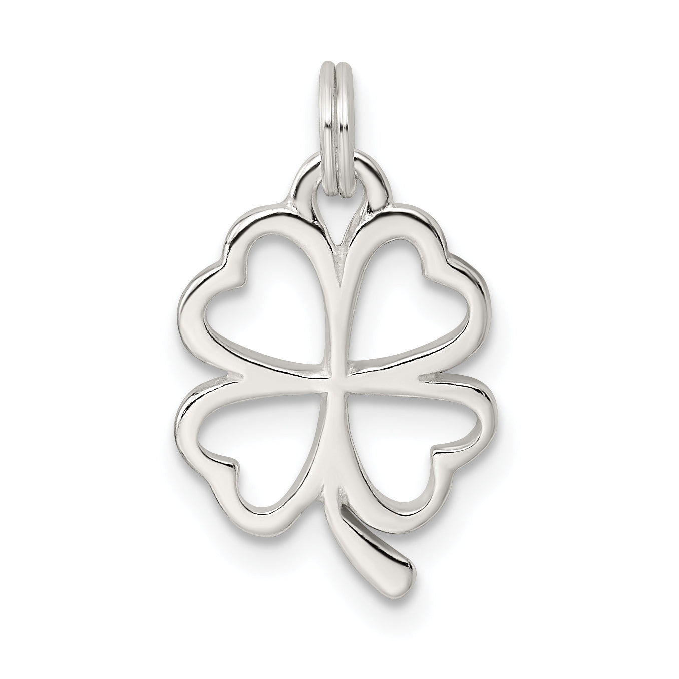 Sterling Silver Four Leaf Clover Charm