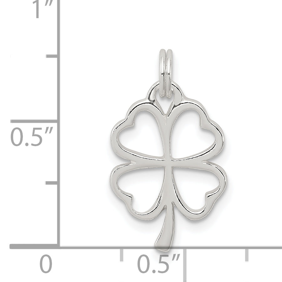 Sterling Silver Four Leaf Clover Charm