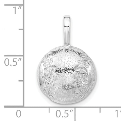 Sterling Silver Baseball Charm
