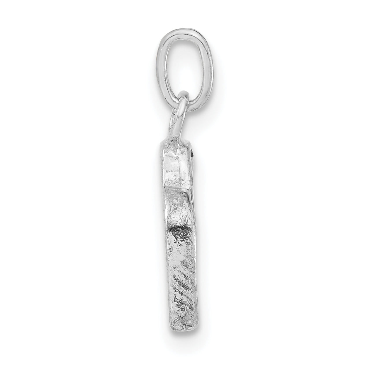 Sterling Silver Polished Enameled Yellow Pepper Charm