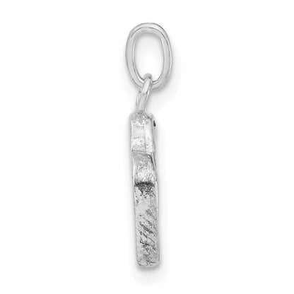 Sterling Silver Polished Enameled Yellow Pepper Charm