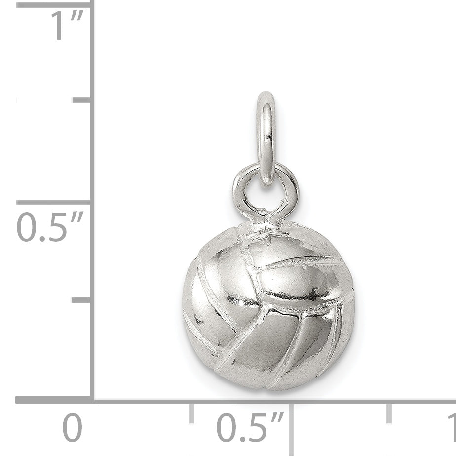 Sterling Silver Volleyball Charm