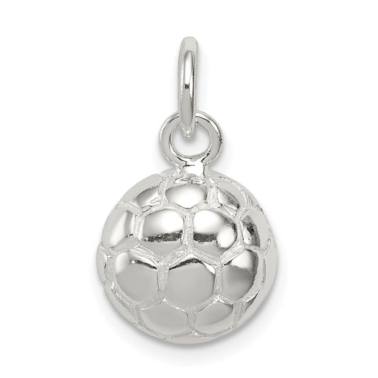 Sterling Silver Soccer Ball Charm