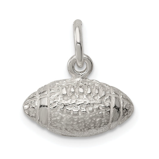 Sterling Silver Football Charm