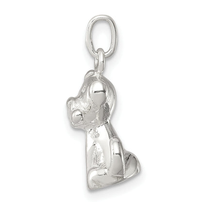 Sterling Silver Doggie W/Bone Charm