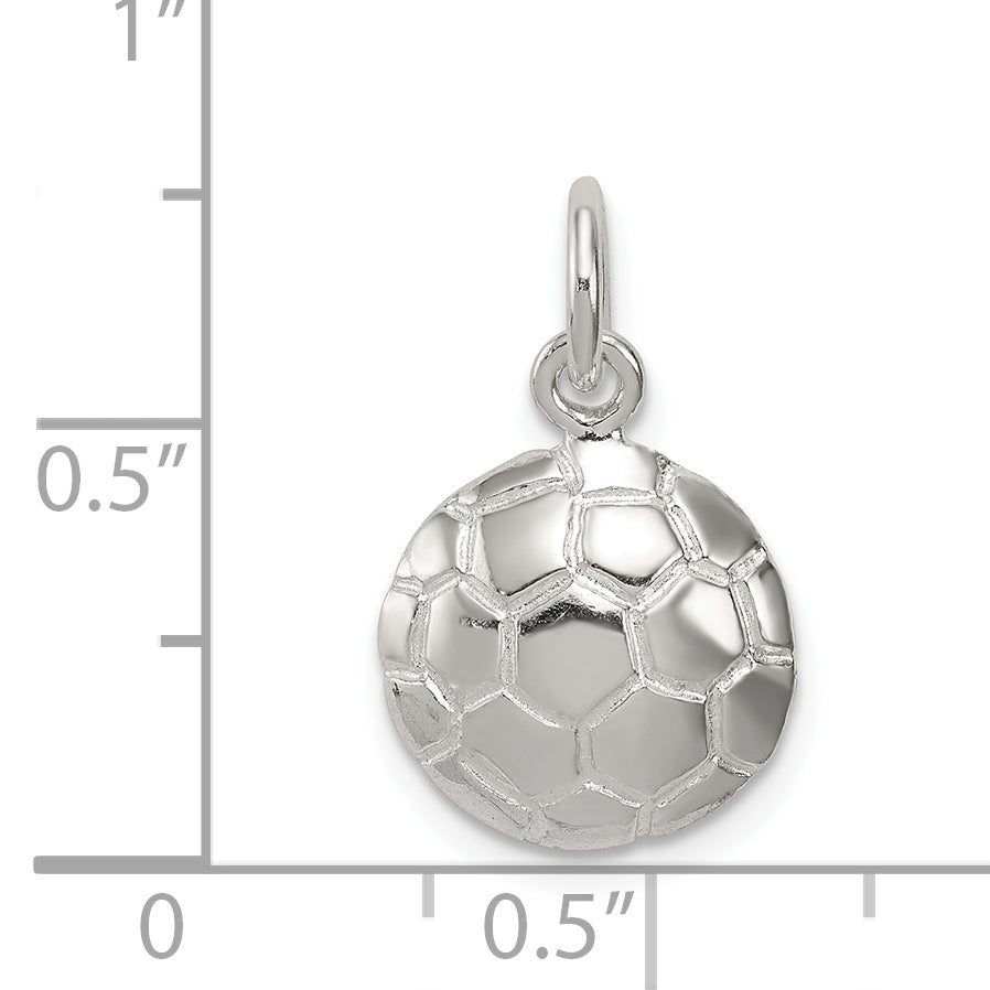 Sterling Silver Soccer Ball Charm