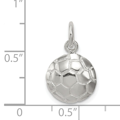 Sterling Silver Soccer Ball Charm