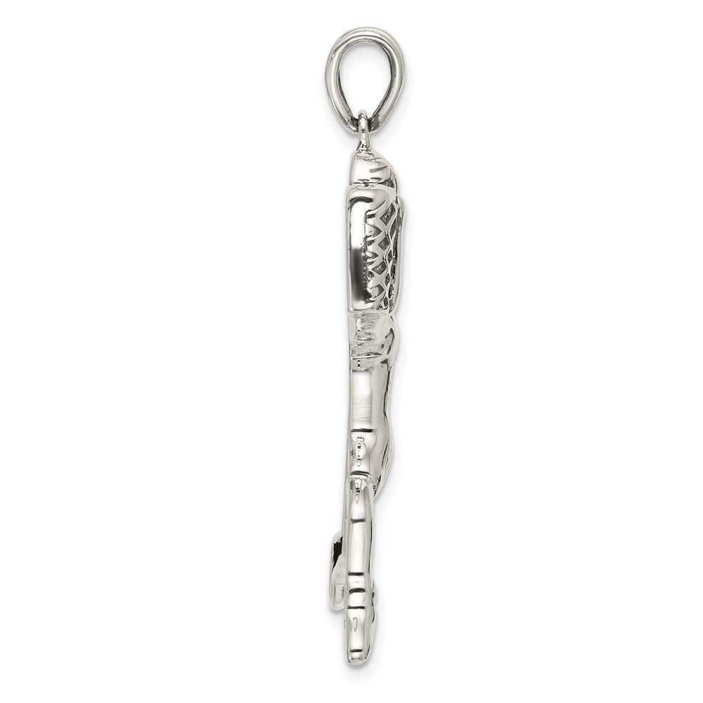 Sterling Silver Basketball Player Charm