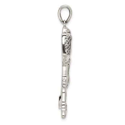 Sterling Silver Basketball Player Charm