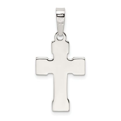 Sterling Silver Polished Cross Pendant
