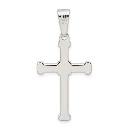 Sterling Silver Polished Cross Pendant