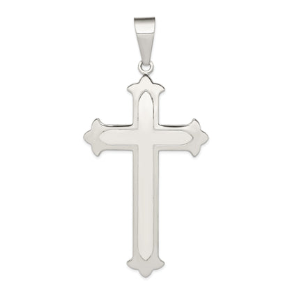 Sterling Silver Polished Cross Pendant