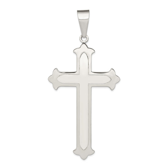 Sterling Silver Polished Cross Pendant