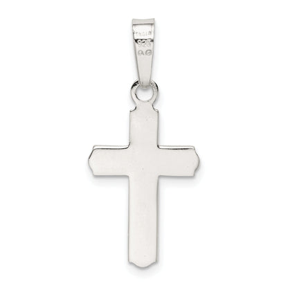 Sterling Silver Polished Cross Pendant
