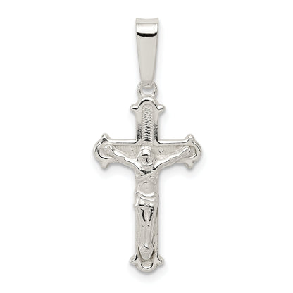 Sterling Silver Polished Crucifix Pendant