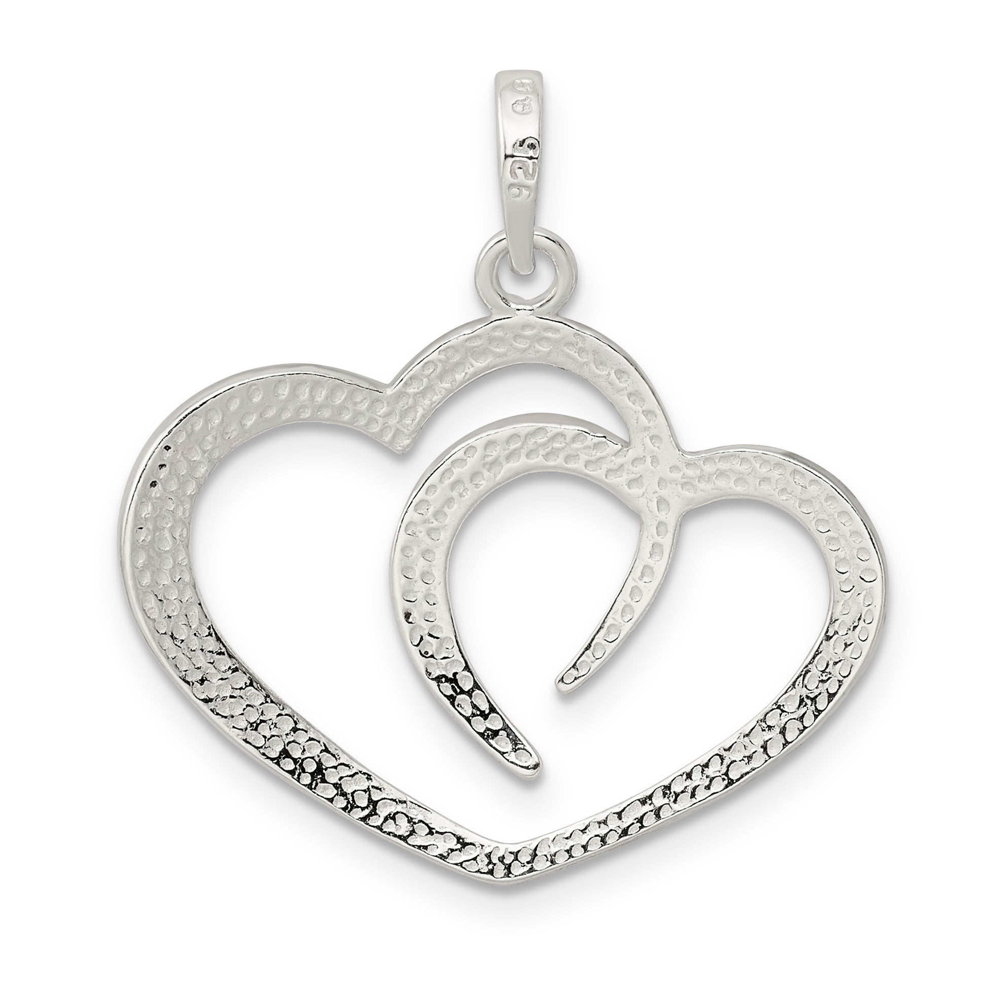 Sterling Silver Polished Heart Pendant