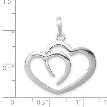 Sterling Silver Polished Heart Pendant