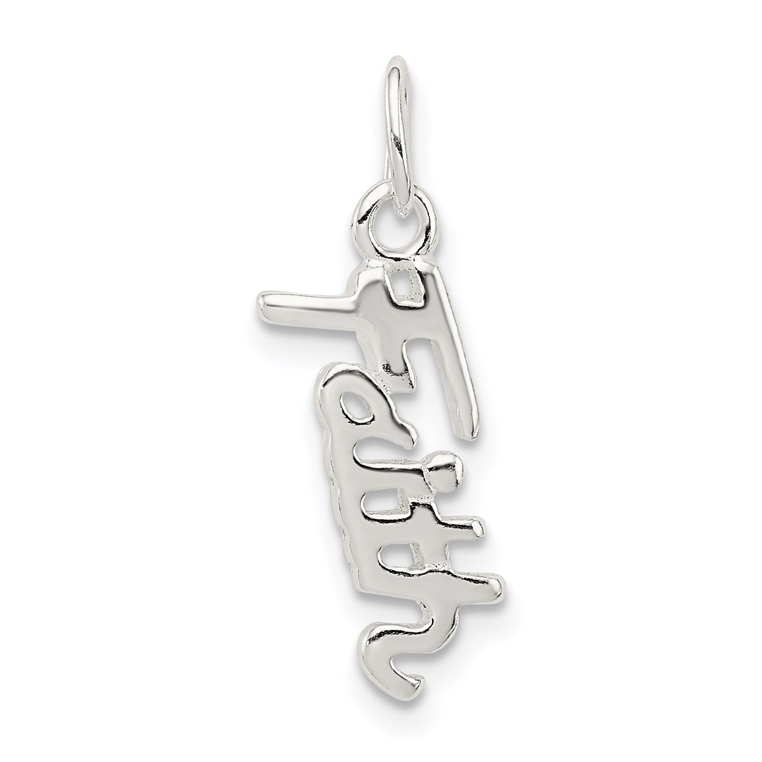 Sterling Silver Faith Pendant