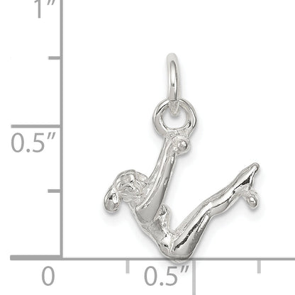 Sterling Silver Gymnast Charm