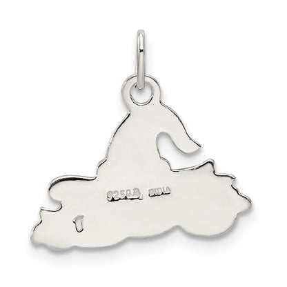 Sterling Silver Witch Charm