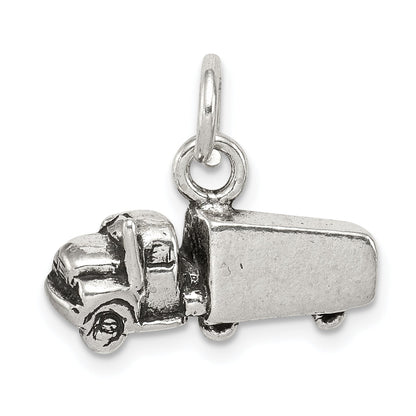 Sterling Silver Antiqued Truck Charm