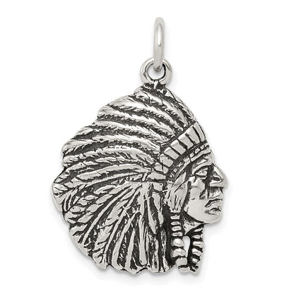 Sterling Silver Antiqued Man Charm