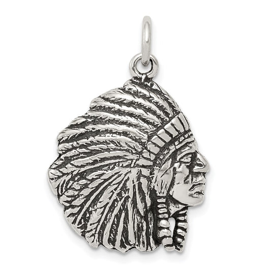 Sterling Silver Antiqued Man Charm