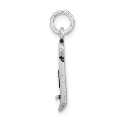 Sterling Silver Polished & Antiqued Bottle Opener Charm