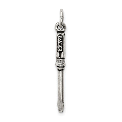 Sterling Silver Antiqued Screwdriver Charm