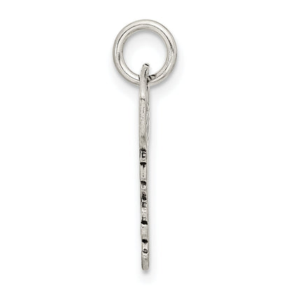 Sterling Silver Antiqued Key Charm