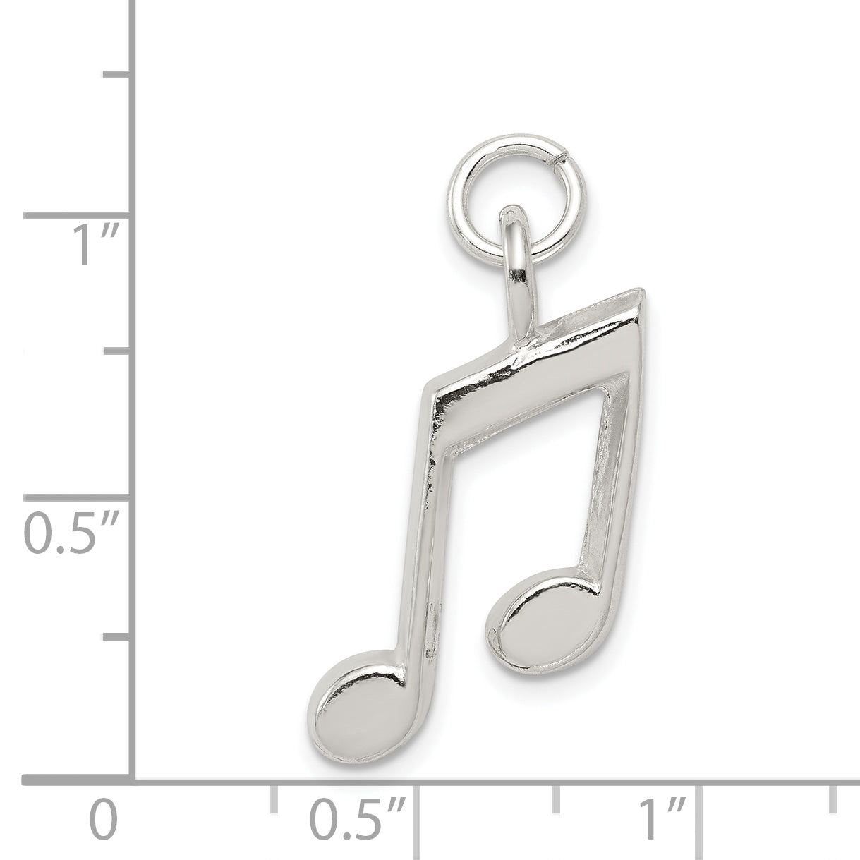 Sterling Silver Music Notes Charm