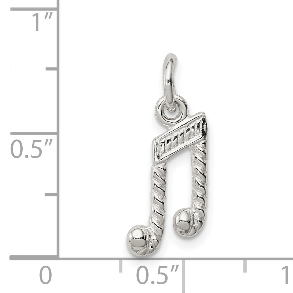 Sterling Silver Music Notes Charm