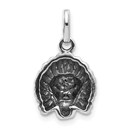 Sterling Silver Antiqued Lion Charm