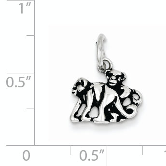 Sterling Silver Antiqued Monkey Charm