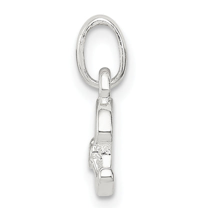 Sterling Silver Letter C With Enamel Pendant