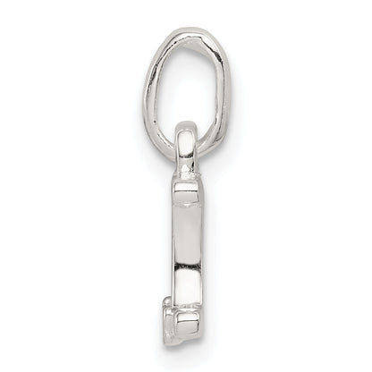 Sterling Silver Letter I With Enamel Pendant