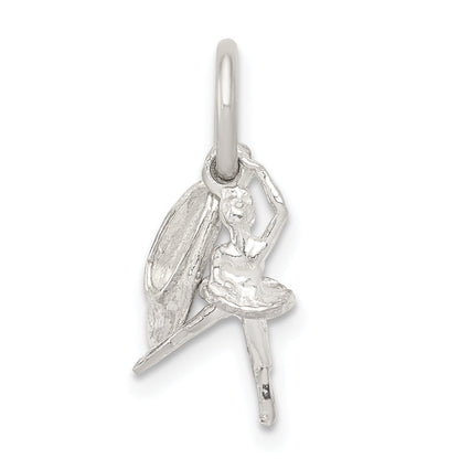 Sterling Silver Ballerina With Shoe Charm