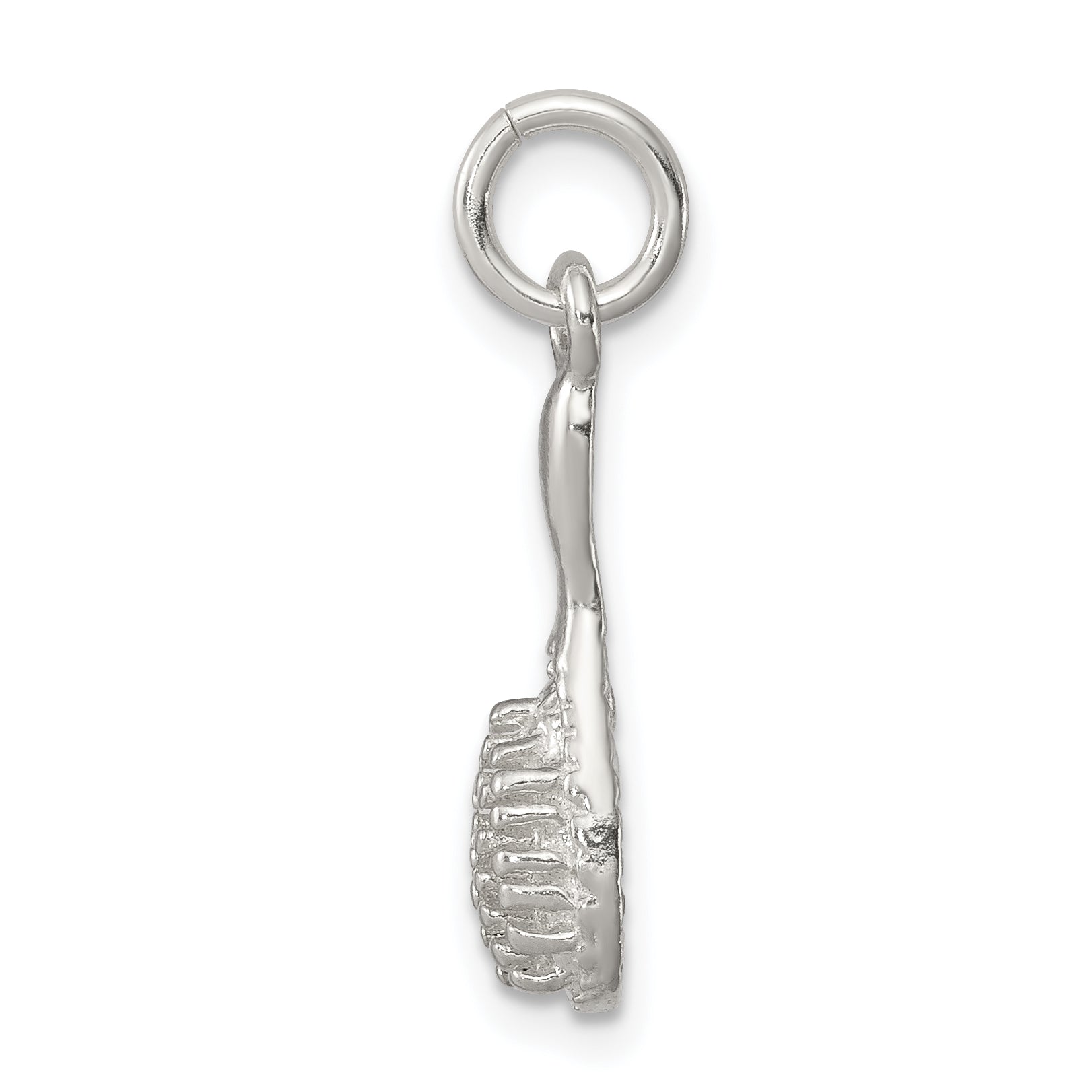 Sterling Silver Brush Charm