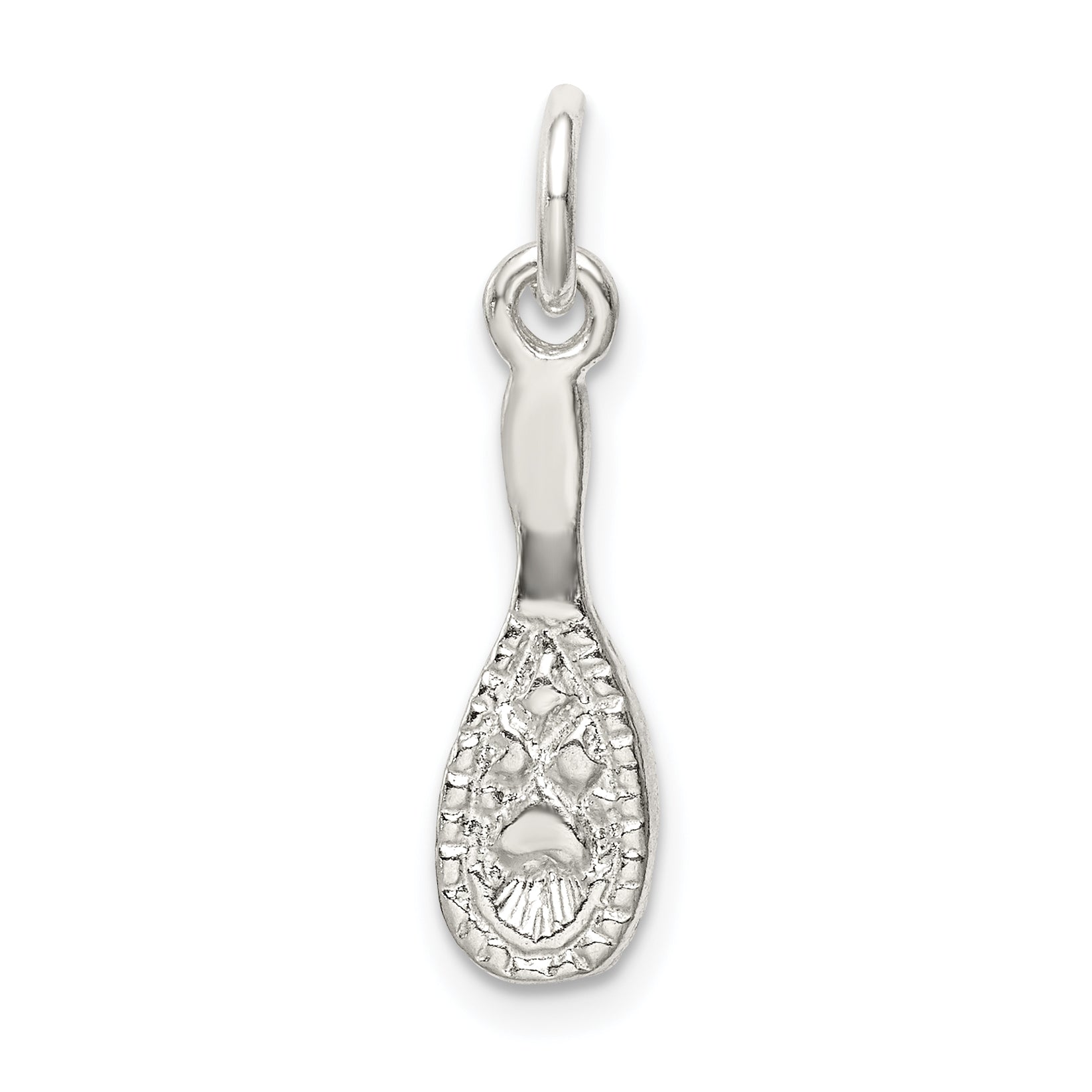 Sterling Silver Brush Charm