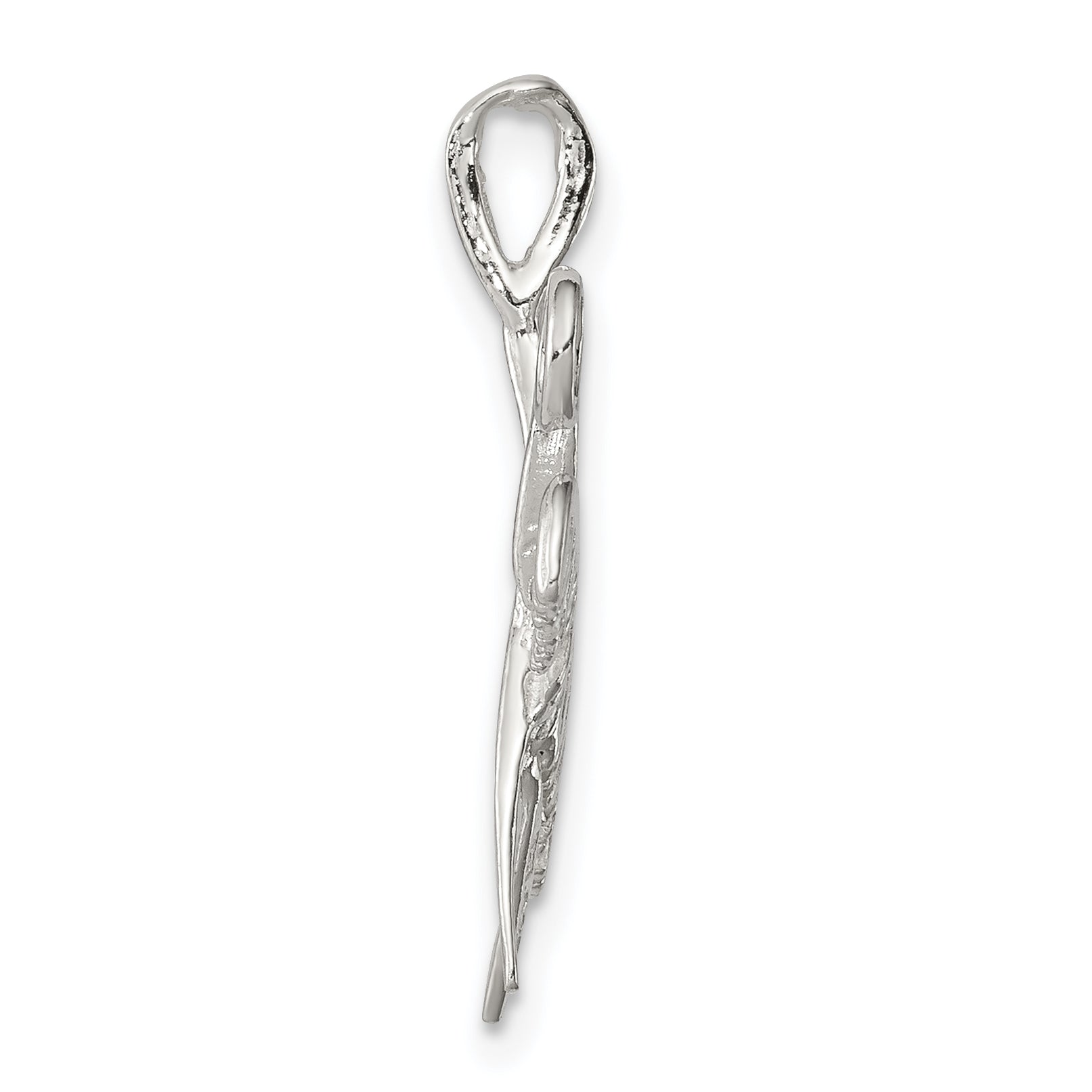 Sterling Silver Comb & Scissors Charm