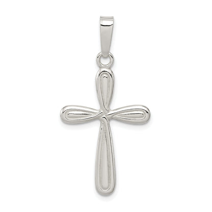 Sterling Silver Polished Latin Cross Pendant