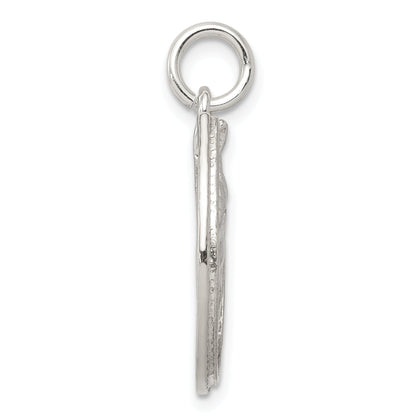 Sterling Silver Horseshoe With Horse Head Pendant