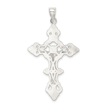 Sterling Silver Polished Inri Crucifix Pendant