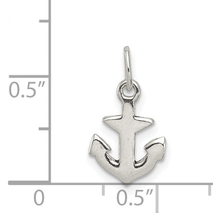 Sterling Silver Polished Anchor Charm
