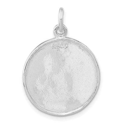 Sterling Silver Polished Raphael Angel Pendant